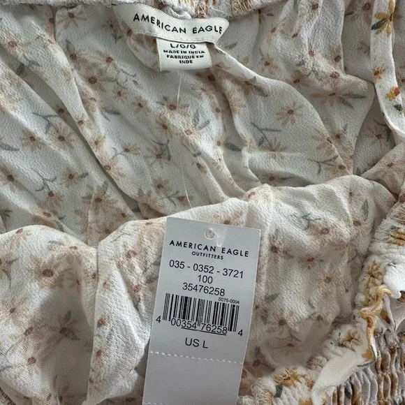 American Eagle Outfitters White and Yellow Floral Camisole - Picture 2 of 2